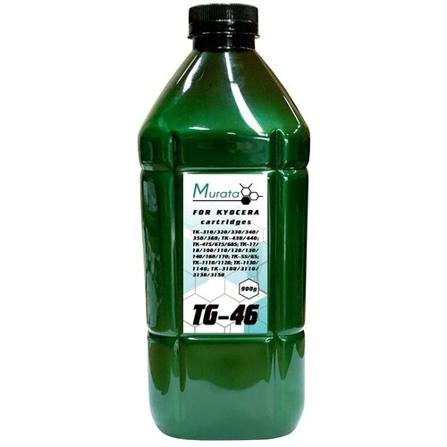 Тонер для kyocera универсал тип tg-46 (фл,900, murata) green atm