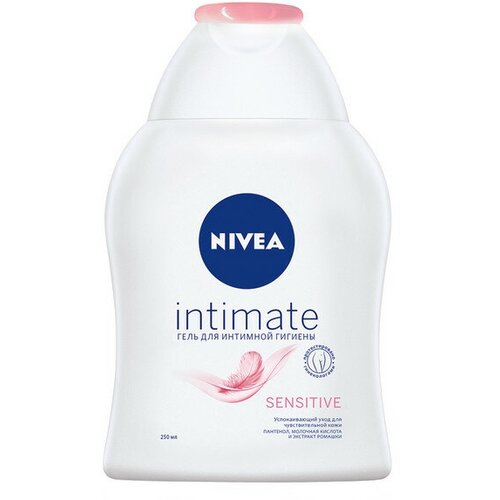 Набор из 3 штук Гель для душа NIVEA 250мл для интимной гигиены INTIMATE SENSITIVE гель для интимной гигиены мягкий для чувствительной кожи intimate compliment комплимент 250мл