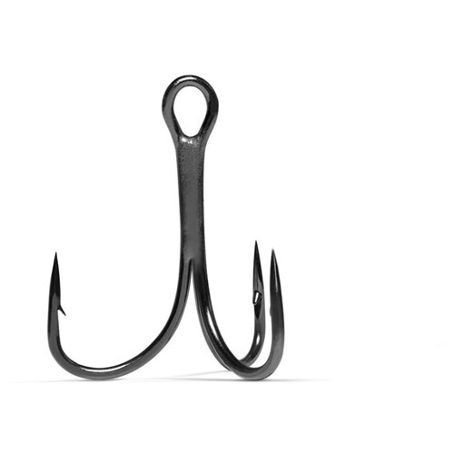Крючок VMC тройной 7552 BN (черн. никель) №12 (8шт) 7552BN-12-G