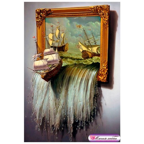 Папертоль «Море в картине», Магия хобби, 20x29 см