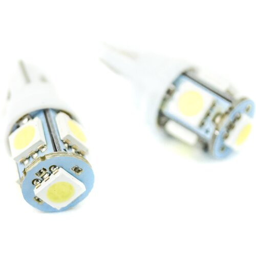 Лампы светодиодные T10 501 4smd cob 1063, цоколь W5W в габариты и повторители