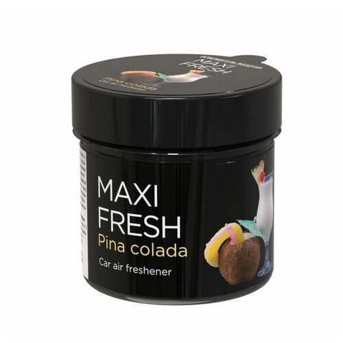 Maxifresh Ароматизатор для автомобиля CMF-111 Pina colada 100 г фруктовый черный