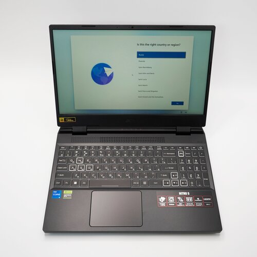 Ноутбук Игровой 156 Acer Nitro 5 AN515-58-56CH RTX 4050 Core i5-12500H 16 GB RAM 512 GB SSD M2 1920x1080 IPS 144Hz Windows 11 12019000₽
