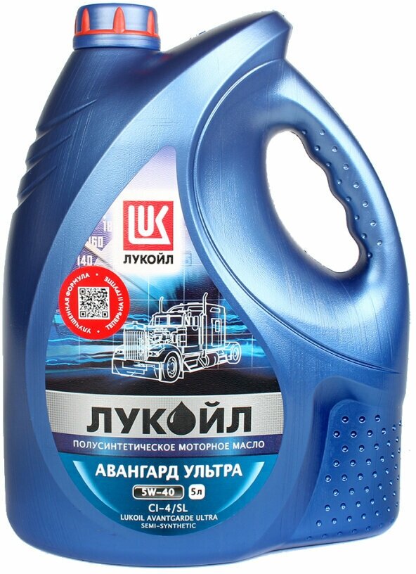 Масло моторное ЛУКОЙЛ авангард ультра 5W40 5л CF-4/SL