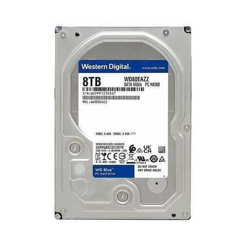 35 8 ТБ Жесткий диск WD Blue WD80EAZZ 2520000₽