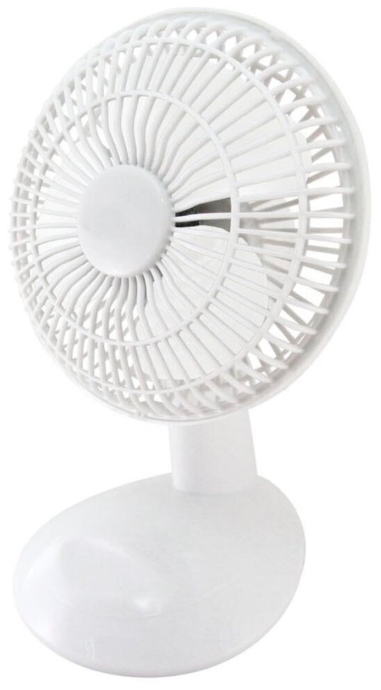 Вентилятор настольный ВС-01 "Тайфун" D15 см, 15 Вт, 230 В, белый, TDM - фотография № 1