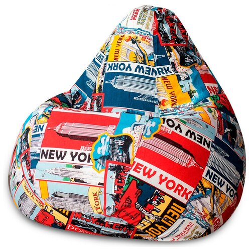 фото Dreambag кресло-мешок new york xl разноцветный жаккард