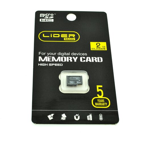 Карта памяти 2 GB microSD, microSDНС High Speed