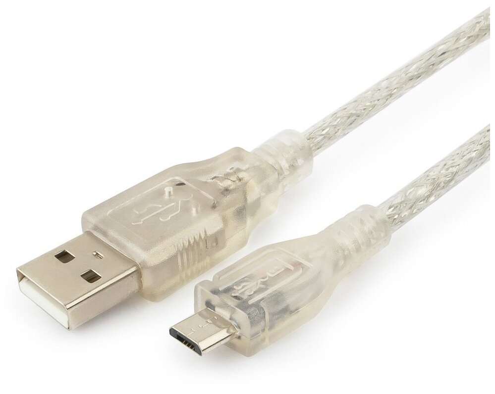 Кабель Cablexpert USB - microUSB (CCP-mUSB2-AMBM-6-TR), 1.8 м, 1 шт., белый - фото №3