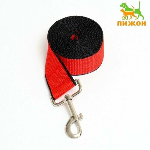 Поводок 2 м х 4 см красно-чёрный 880₽