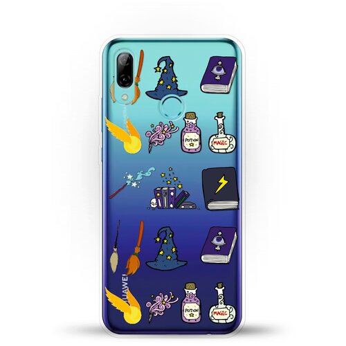 фото Силиконовый чехол узор hp на huawei p smart (2019) andy & paul