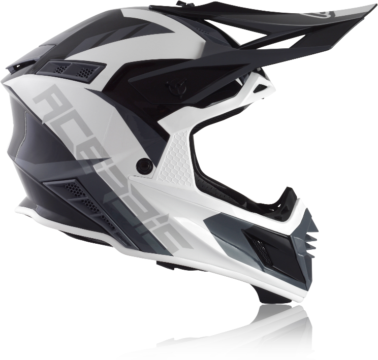 Шлем Acerbis X-TRACK White/Black Glossy XXL