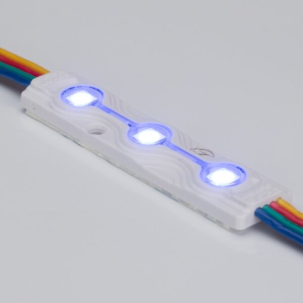 Светодиодный модуль герм. 3led RGB 5050smd 12V линейный 026540 ARL-ORION-R07 - фотография № 2