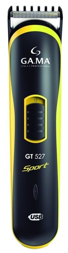 Триммер GA.MA GT 527 Sport, black/yellow - фотография № 2