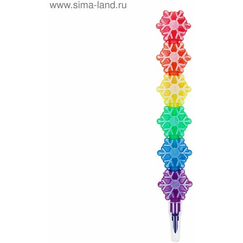 Карандаш восковой Снежинка 5 цветов 1шт 298₽