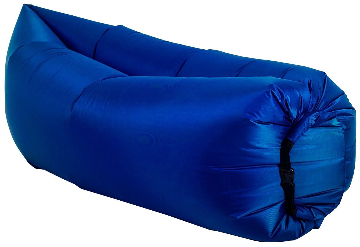 Надувной диван биван Классический (BVN18-CLS-BLU), цвет синий - фотография № 2