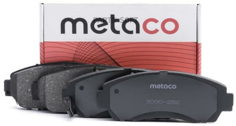 METACO 3000-282 Колодки тормозные передние