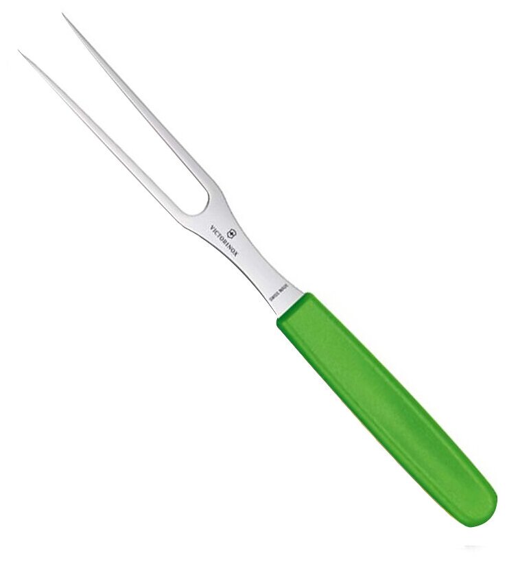 Вилка Victorinox кулинарная, 15 см, зеленая - фотография № 1