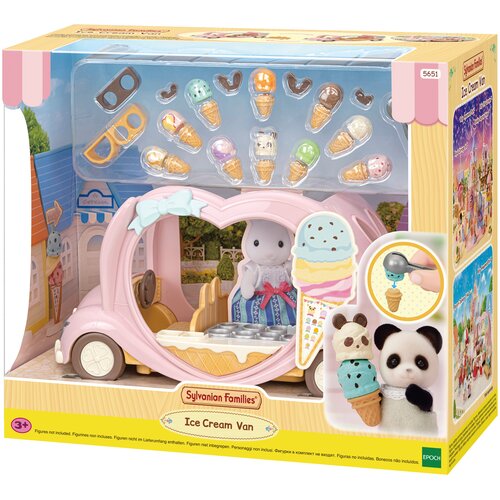 Игровой набор Sylvanian Families Фургончик с мороженым 5651, 30 дет.