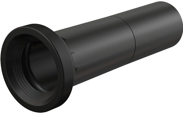 фото Выпускной патрубок для унитаза Alcaplast M148 Черная
