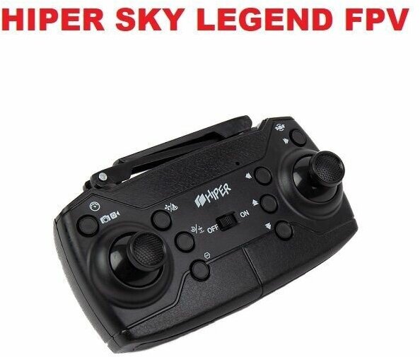 Пульт управления 2.4 GHz квадрокоптера HIPER SKY LEGEND FPV HQC-0033 Хайпер Скай Легенд ФПВ аппаратура 24 ГГц запчасти mini drone з/ч