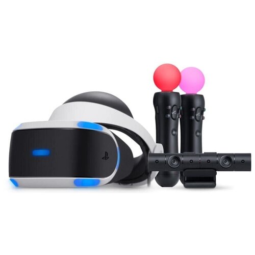 Шлем виртуальной реальности PlayStation VR (CUH-ZVR2) + PlayStation Camera + PS Move (2 шт) (PlayStation 4)