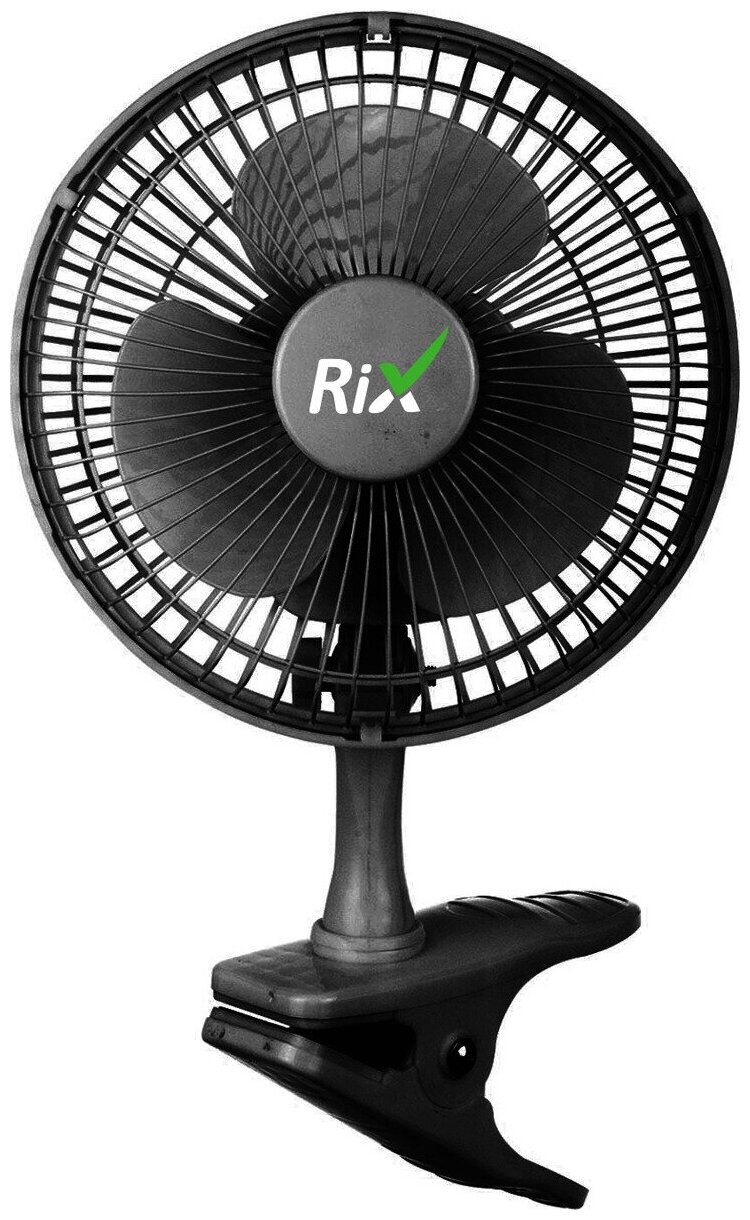 Настольный вентилятор Rix RDF-1500B/W