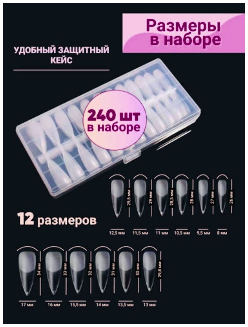 Короткие формы стилет — купить по низкой цене на Яндекс Маркете
