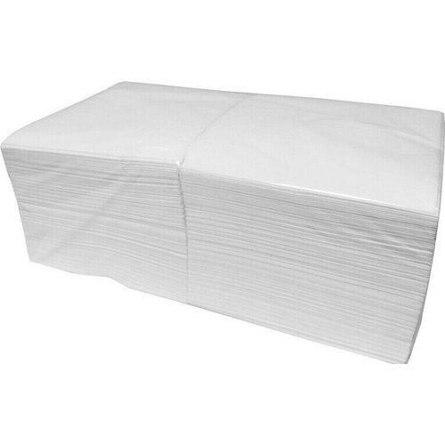 Салфетки бумажные Салфетки 3 слоя, 33х33 белые 1/4 слож 200 шт. упаковка новогодние бумажные салфетки колокольчики 33х33 см 3 слоя