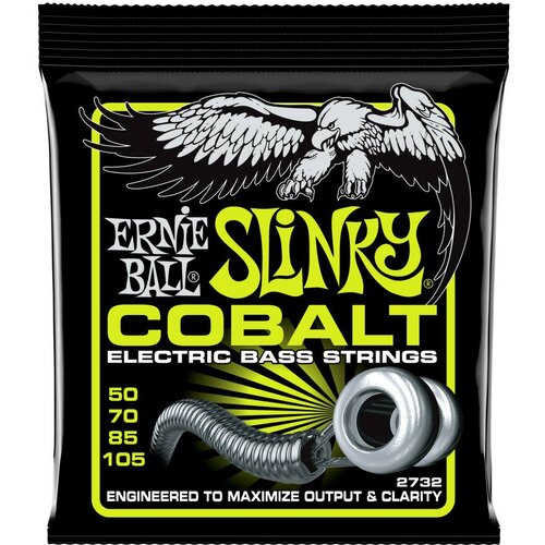 Струны для бас-гитары ERNIE BALL 2732 Cobalt Slinky Regular 50-105