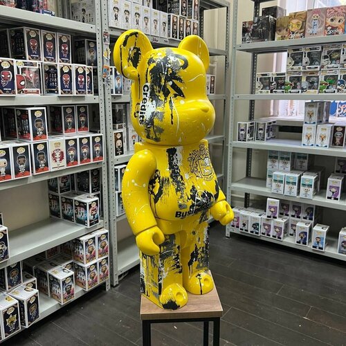 Большой мишка Bearbrick медведь игрушка 70 см. ручной работы Тинькофф