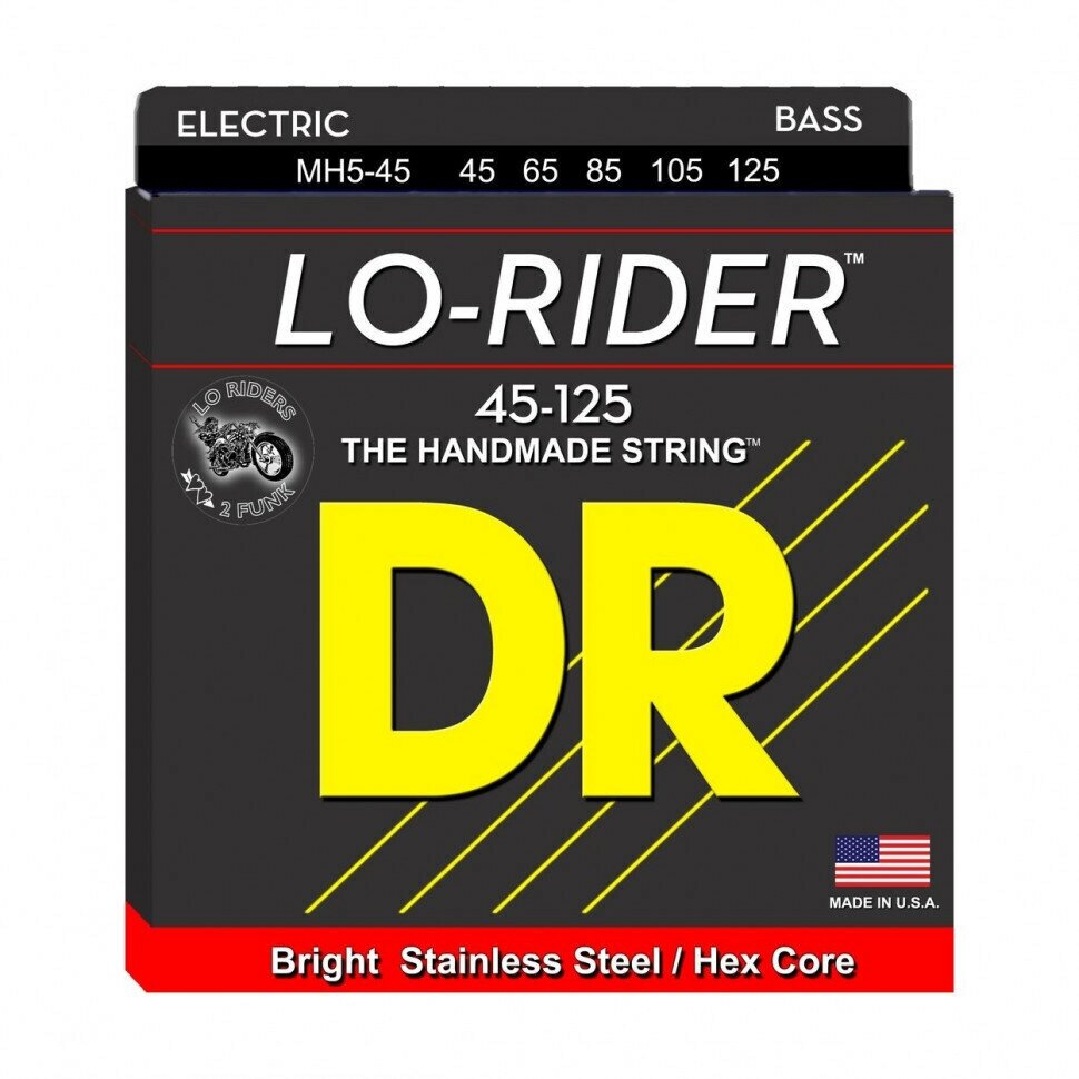 DR Strings MH5-45 LO-RIDER Струны для 5-струнной бас-гитары