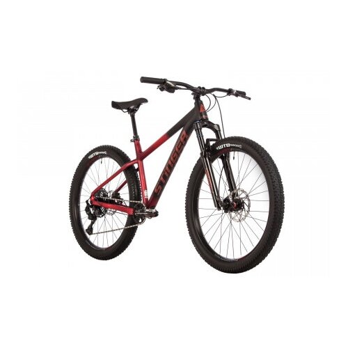 Велосипед STINGER 27.5 QUEST STD красный, алюминий, размер LG