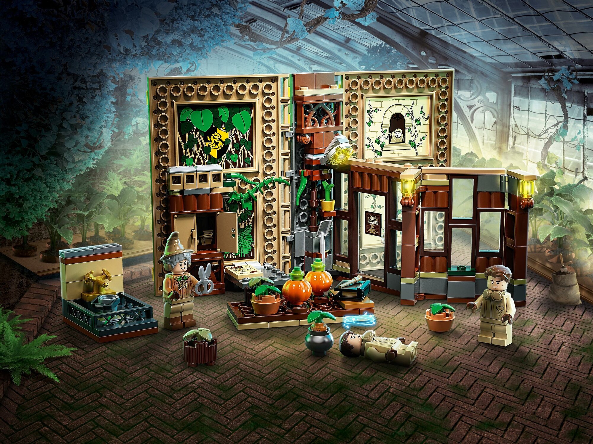 Конструктор LEGO Harry Potter Учеба в Хогвартсе: Урок травологии - фото №17