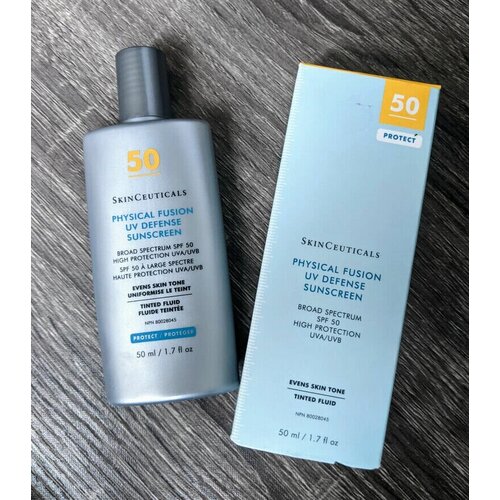 выравнивающий тон SkinCeuticals флюид Sheer Mineral UV Defense SPF 50, 50 мл evens skin tone