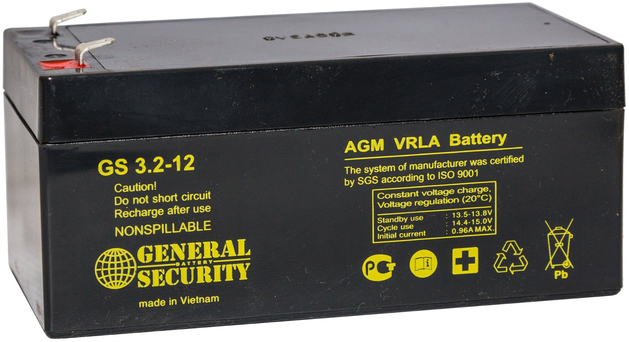 Аккумулятор General Security GS3.2-12