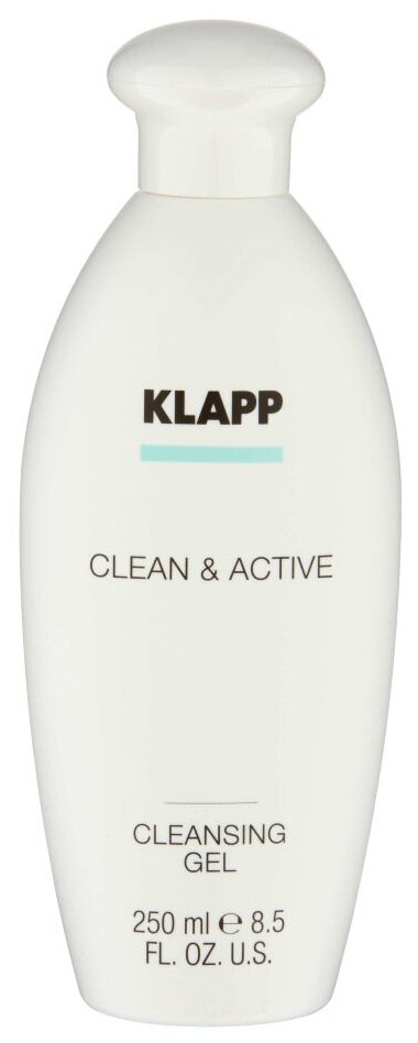 Klapp очищающий гель для лица Clean & Active Cleansing Gel, 250 мл, 300 г