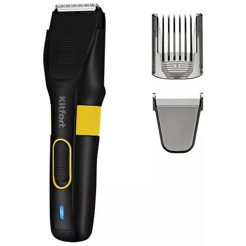 Машинка для стрижки Kitfort КТ-3130-1 36 Вт 2 насадки АКБ чёрно-желтая 937000₽