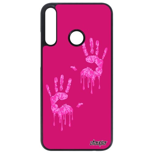 фото Чехол на p40 lite e, "отпечаток ладони" palm rasta utaupia