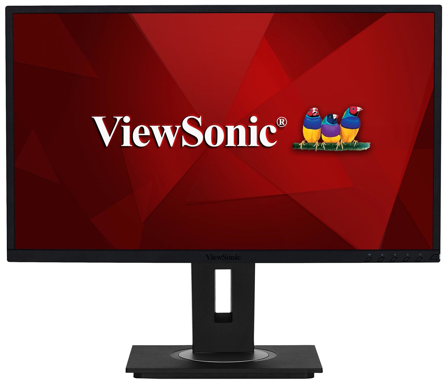 ЖК монитор VIEWSONIC VG2748 27" Cенсорный экран нет Panel IPS 1920x1080 16:9 75 Гц 5 мс Колонки Камера нет Поворотный Вращается Регулируется по высоте Наклон Цвет черный VG2748