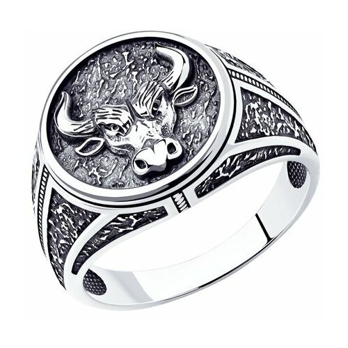 фото Кольцо diamant online, серебро, 925 проба, размер 23