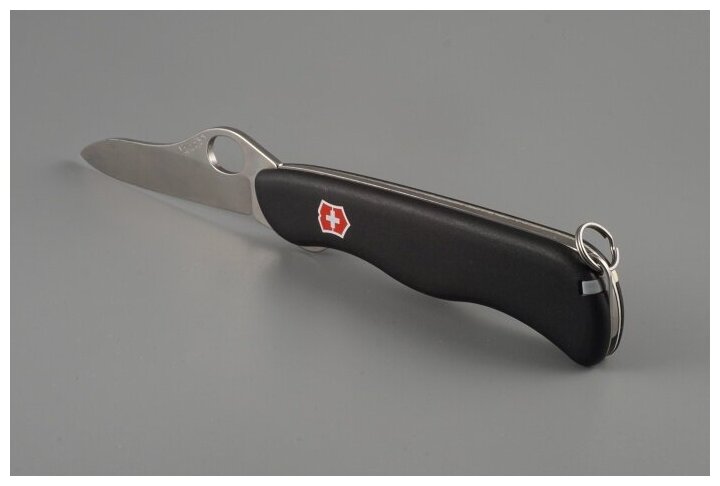 Нож перочинный Victorinox Sentinel One Hand (0.8416.M3) 111мм 5функций черный карт.коробка - фото №19