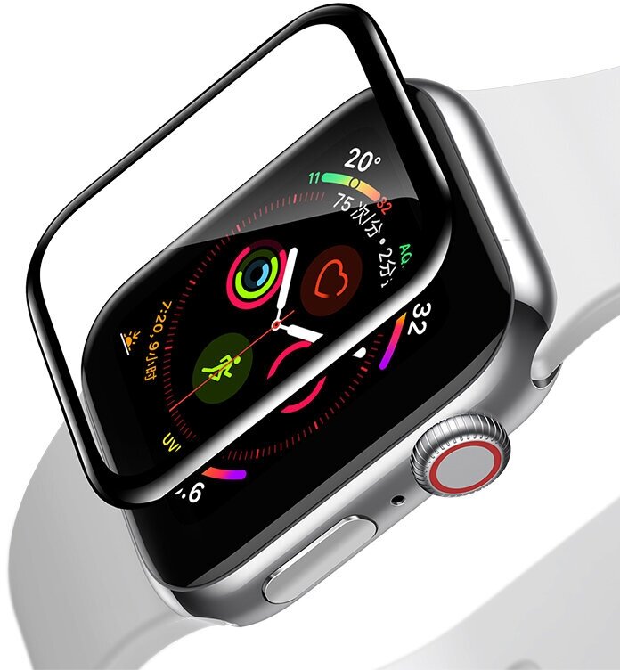 Защитное стекло Baseus (SGAPWA4-G01) для Apple Watch series 4 40mm (Black) - фото №15