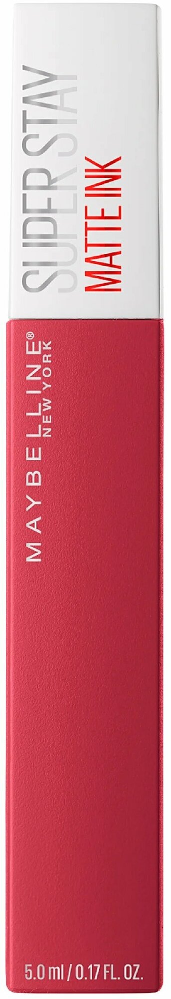 Maybelline New York Super Stay Matte Ink жидкая помада для губ суперстойкая матовая, оттенок 80, Ruler