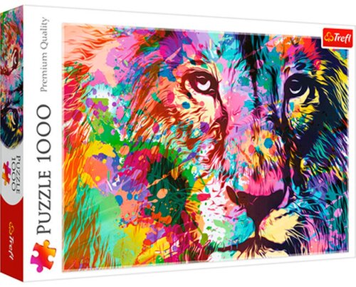 Пазл Trefl 1000 деталей: Красочный лев