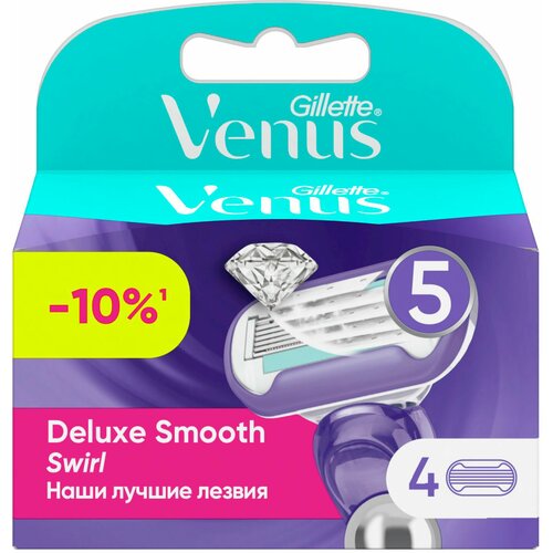 Кассеты для бритья Gillette Venus Swirl 4шт