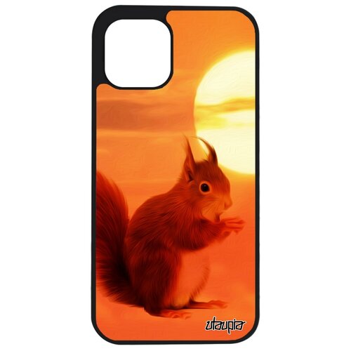 фото Чехол на смартфон apple iphone 12 pro max, "белка" белочка грызун utaupia