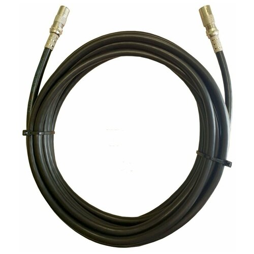 Антенный кабель телевизионный (удлинитель) ТАУ-20 метров Триада, чёрный антенный кабель телевизионный удлинитель тау 20 метров триада чёрный