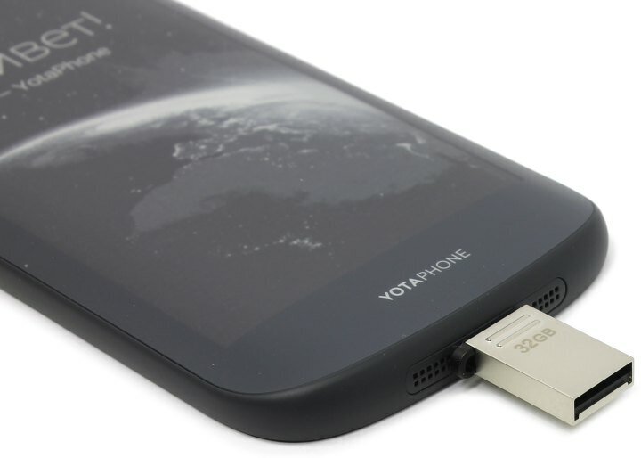 USB MicroB On-The-Go (USB OTG) флешка Transcend TS32GJF380S