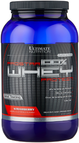 Ultimate Nutrition Prostar 100% Whey Protein 908 гр. 2lb (Ultimate Nutrition) Клубника